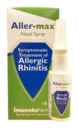 İmuneks Farm Aller-max Tekli Burun Spreyi 15 Ml