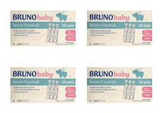 Abdi İbrahim Bruno Baby İzotonik Deniz Suyu 4x20'li Damla Serum Fizyolojik 5 Ml