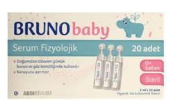 Abdi İbrahim Bruno Baby İzotonik Deniz Suyu 20'li Damla Serum Fizyolojik 5 Ml