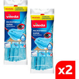 Vileda Microfibras 2'li Yedek Havlu Paspas Mavi