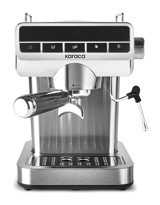 Karaca Coffee Art 1362 1350 W Paslanmaz Çelik Tezgah Üstü Kapsülsüz Manuel Espresso Makinesi Gümüş