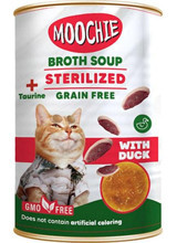 Moochie Super Premium Kısırlaştırılmış Ördekli Çorba Yaş Kedi Maması 135 ml