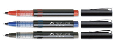 Faber-Castell Roller 3 Renkli 0.5 mm 3'lü Tükenmez Kalem Seti