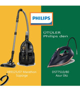 Philips XB9125/07 899 W Hepa Filtreli 2.2 lt Kapasteli Toz Torbalı Süpürge Siyah