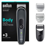 Braun BodyGroomer 5340 Tüm Vücut 3 Başlıklı Çok Amaçlı Sinekkaydı Kuru Tıraş Makinası