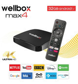 Wellbox Max4 32 GB Kapasteli 4 GB Ram Wifi 4K Android 12 TV Box
