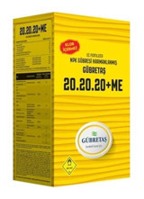 Gübretaş Azot Fosfor Potasyum NPK 20-20-20 Toprak-Yaprak Toz Gübre 1 kg