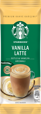 Starbucks Vanilyalı 21.5 gr Latte Hazır Kahve
