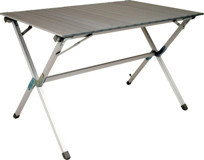 Lerato Pro XXL 110x70 cm Çantalı Dikdörtgen Alüminyum Gövdeli Gri Kamp Masası