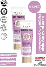 Bee'o Vitaminli Parfümsüz Parabensiz Pişik Kremi 2x50 ml