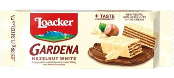 Loacker Beyaz Çikolatalı Gofret 38 gr