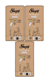 Sleepy Ecologic Premium Plus 3 Adet 32'li Uzun Günlük Ped