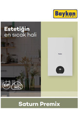 Baykan Saturn Premix 39 Kw Hermetik Yoğuşmalı Kombi