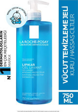 La Roche-Posay Lipikar Hassas Cilt Yüz Temizleme Jeli 750 ml