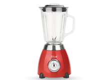 Zilan ZLN7057 1500 ml Plastik Buz Kırıcılı Tek Bıçaklı Tekli Büyük Smoothie Blender Kırmızı