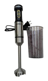 Gosso GG-2401 1000 ml Plastik Turbo Fonksiyonlu Çift Bıçaklı İkili Büyük El Blender Gri