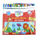 Pensan Kidz Çantalı 18'li Kalem-Yağlı Pastel Boya