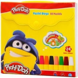 Play-Doh Play-Pa007 Çantalı 24'lü Kalem-Yağlı Pastel Boya