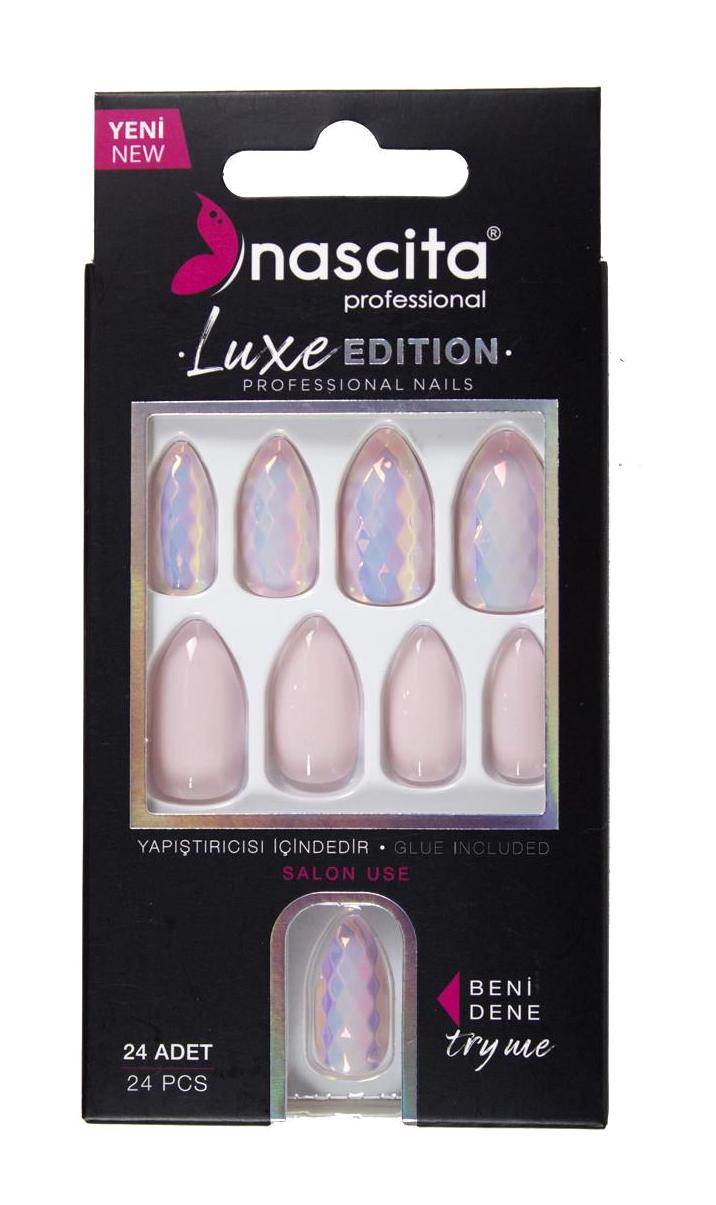 Nascita Luxe Edition 210 Badem Pembe 24'lü Takma Tırnak