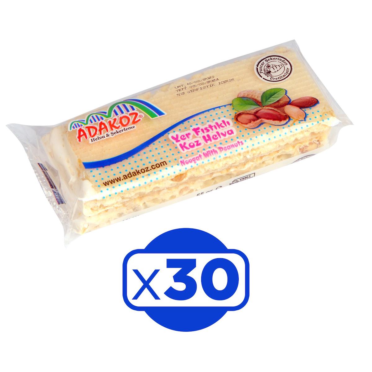 Adakoz Yer Fıstıklı Koz Helva 30x55 gr