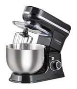 Lorenzo Master Pro Çelik 1000 W 4.5 lt Standlı Hamur Yoğurma ve Mutfak Şefi Siyah
