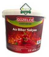 Güzelce Ev Yapımı Organik Antep Acılı Biber Salçası 10 kg