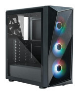 Cooler Master CMP520 TG CP520-KGNN70-S00 RGB 3 Fanlı Siyah Dikey Kullanım Mid Tower Oyuncu Bilgisayar Kasası