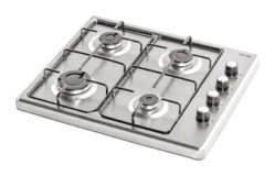 Cvs DN 452 Paslanmaz Çelik 4 Gözlü Gri Doğalgazlı Set Üstü Ocak