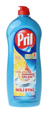 Pril İkili Etki Limon Kokulu Sıvı El Bulaşık Deterjanı 675 ml