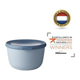 Mepal Multi Bowl Cirqula Round Açık Mavi 2'li Yuvarlak Plastik Saklama Kabı 1 lt