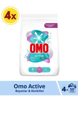Omo Active Renkliler ve Beyazlar İçin Toz Deterjan 7.5x4 kg