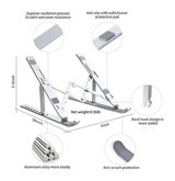 Mg Store ZR521 Katlanabilir Ayarlanabilir Taşınabilir Ayaklı Laptop Standı