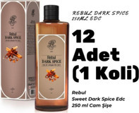 Rebul Dark Spice Cam Şişe Kolonya 250 ml