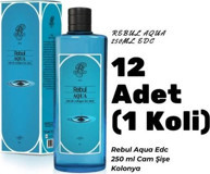 Rebul Aqua Cam Şişe Kolonya 12x250 ml