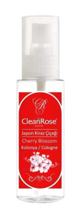 Clean Rose Japon Kiraz Çiçeği Sprey Pet Şişe Kolonya 50 ml