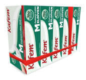 Kafem Pudrasız Beyaz Medium Bulaşık Temizlik Eldiveni 100x5 Paket