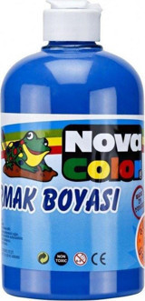 Nova Color NC-372 500 ml Tekli Mavi Parmak Boyası