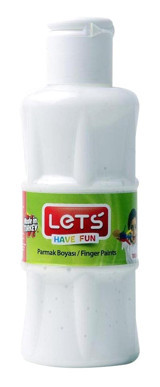 Let's L 5651 Yıkanabilir 100 ml Tekli Beyaz Parmak Boyası