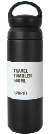 Flyon Look Warm Paslanmaz Çelik 500 ml Outdoor Termos Termos Siyah