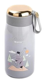 Tantitoni Okadi Paslanmaz Çelik 320 ml Outdoor Matara Termos Gri