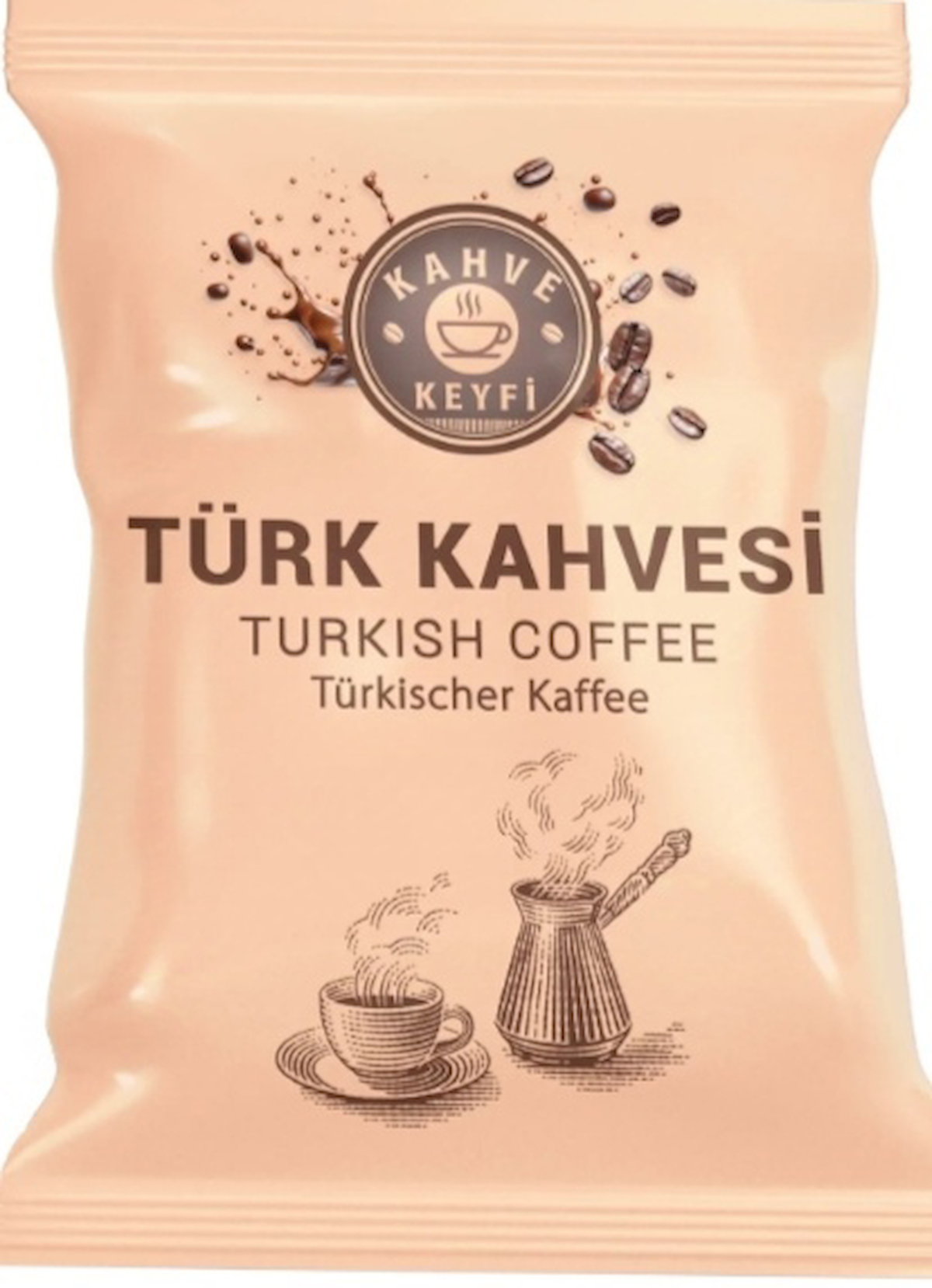 Kahve Keyfi Keyif Sade Orta Kavrulmuş Türk Kahvesi 100 gr