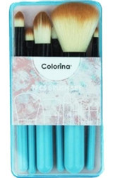 Colorina 7'li Makyaj Fırça Seti Mavi