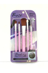 Roesıa Rose Cosmetics 5'li Makyaj Fırça Seti Mor