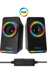 Mikado MD-182 RGB USB Kablolu 1+1 Bilgisayar Hoparlörü
