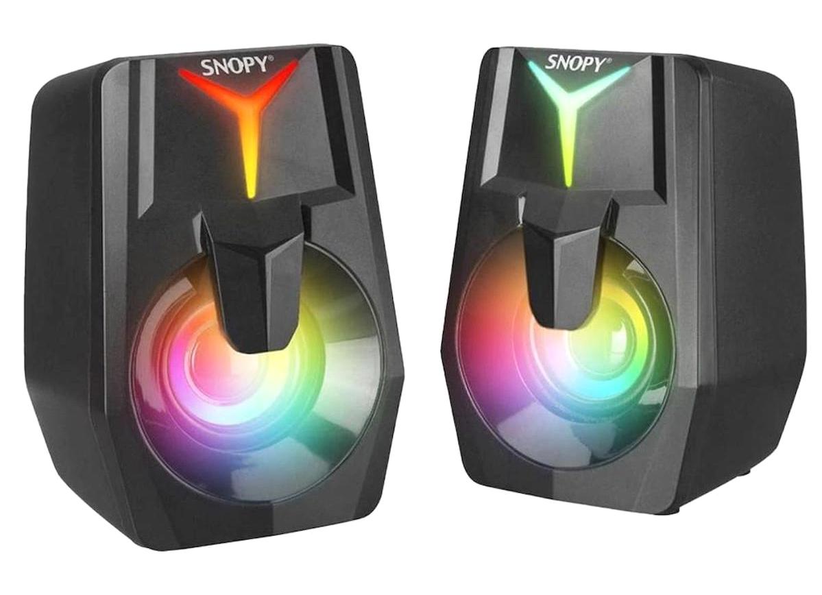Snopy SN-X22 RGB USB Kablolu 1+1 Bilgisayar Hoparlörü