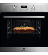 Electrolux EOF3H40BX 65 lt A Enerji Sınıfı Analog Modern Elektrikli Ocaksız Tam Boy Ankastre Fırın Gri