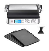 Braun Cg 9040 8 Dilim Döküm Çıkartılabilir Plaka Çift Taraflı İnox Izgaralı Tost Makinesi