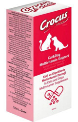 Crocus Multivitamin Gelişim Destekleyici Yavru-Yetişkin Kedi Vitamini Sıvı 5x100 ml