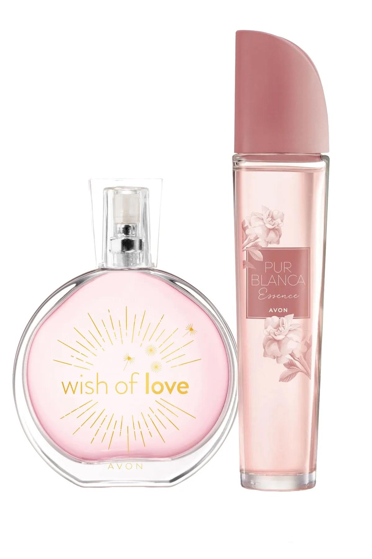 Avon Wish Of Love-Pur Blanca Essence 2 Parça Kadın Parfüm Seti EDT