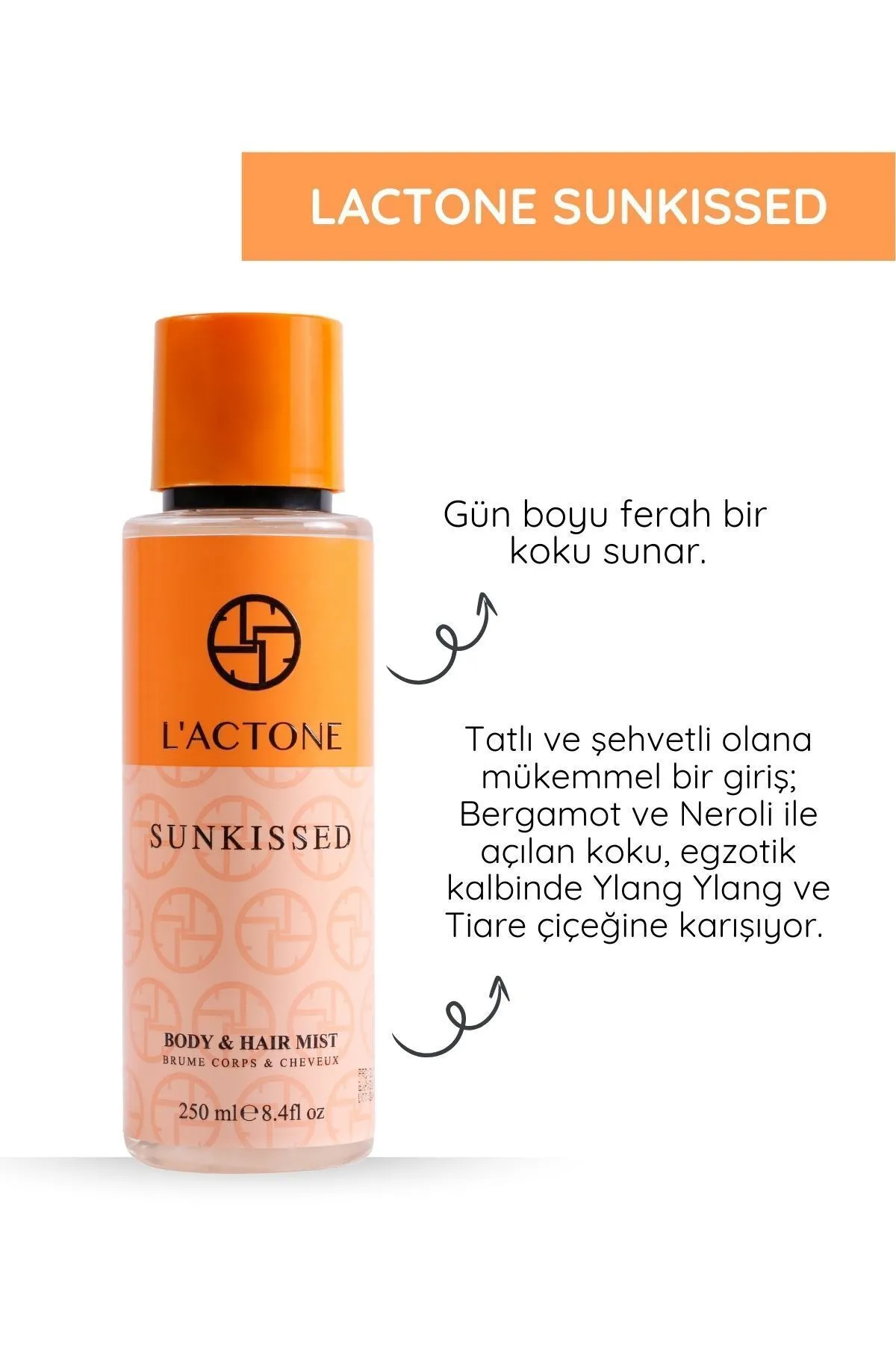 L'Actone Sunkissed Meyvemsi Kadın Vücut Spreyi 250 ml